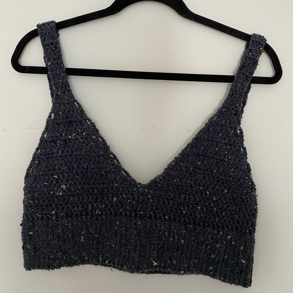 Handmade crocheted tank